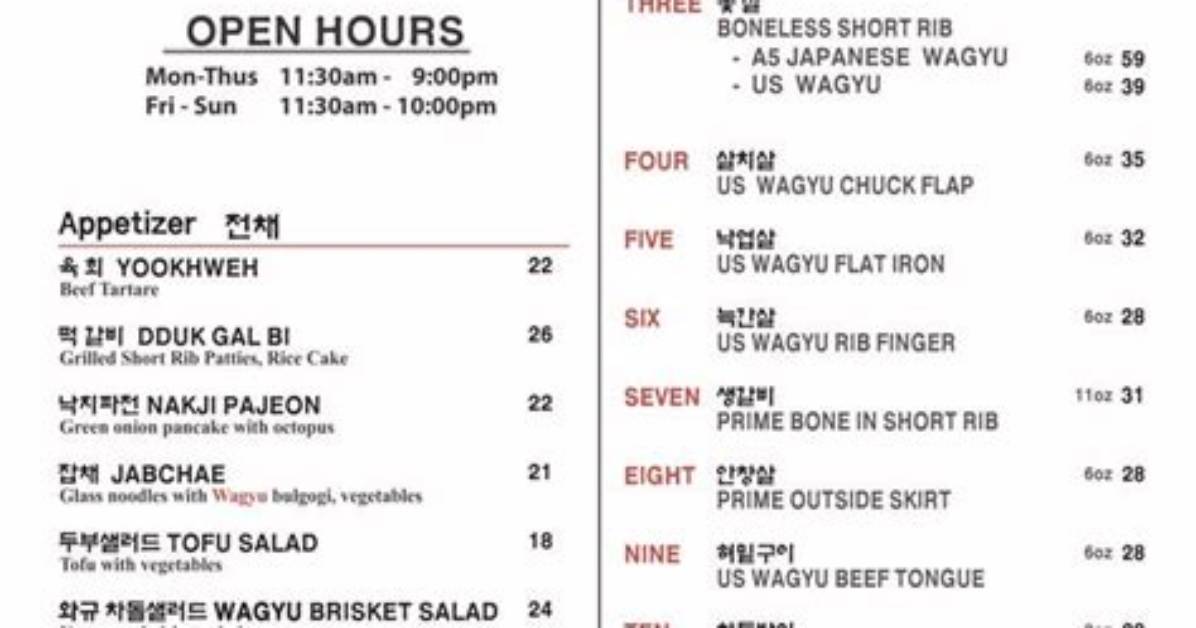 10 Butchers Korean Bbq Complete Menu Guide: Must-Order Dishes, Combos, and Tips
