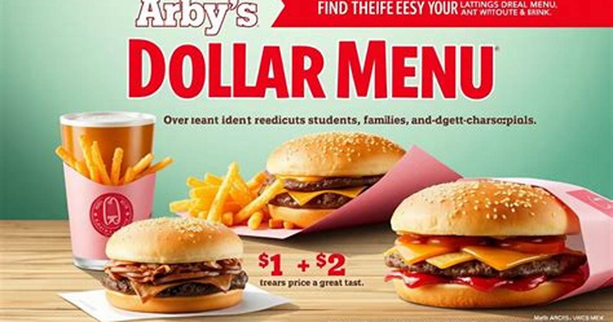 Arby's Dollar Menu Vs. $8 Value Box: Price Breakdown and Real Portion Size