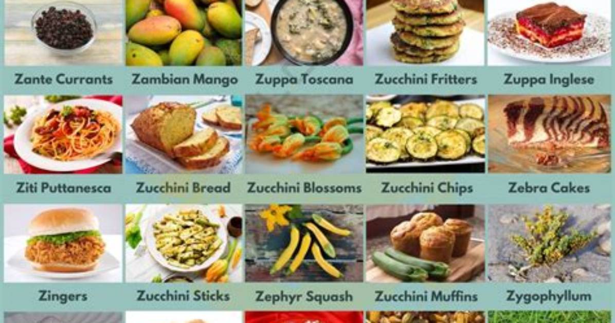 Beyond Zucchini: the Rare Foods Starting with Z You Didn't Know Existed