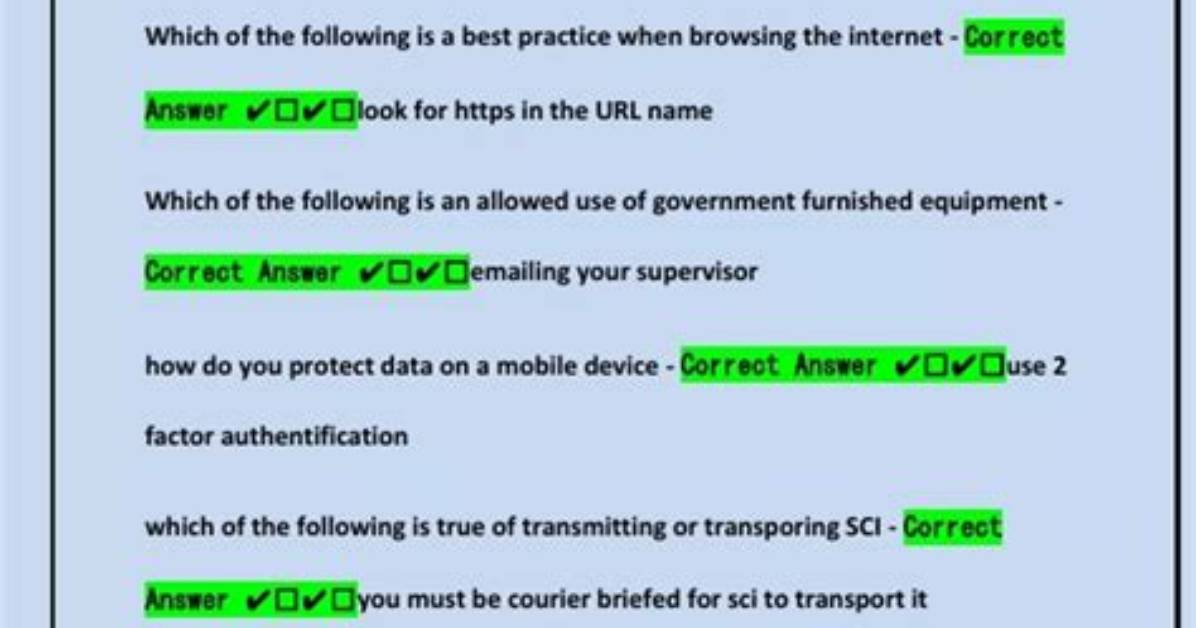 Cyber Awareness Challenge 2026 Full Study Guide: All Questions, Answers, and Scenarios