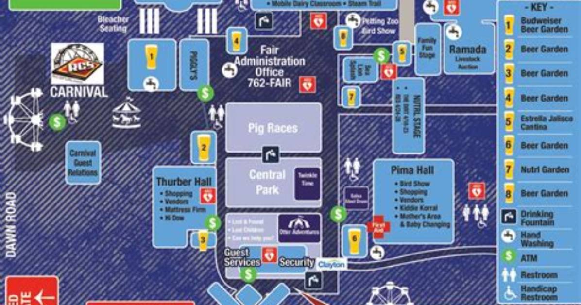 Full Pima County Fair Midway Map: Ride Locations, Carnival Layout, and First-Look Photos