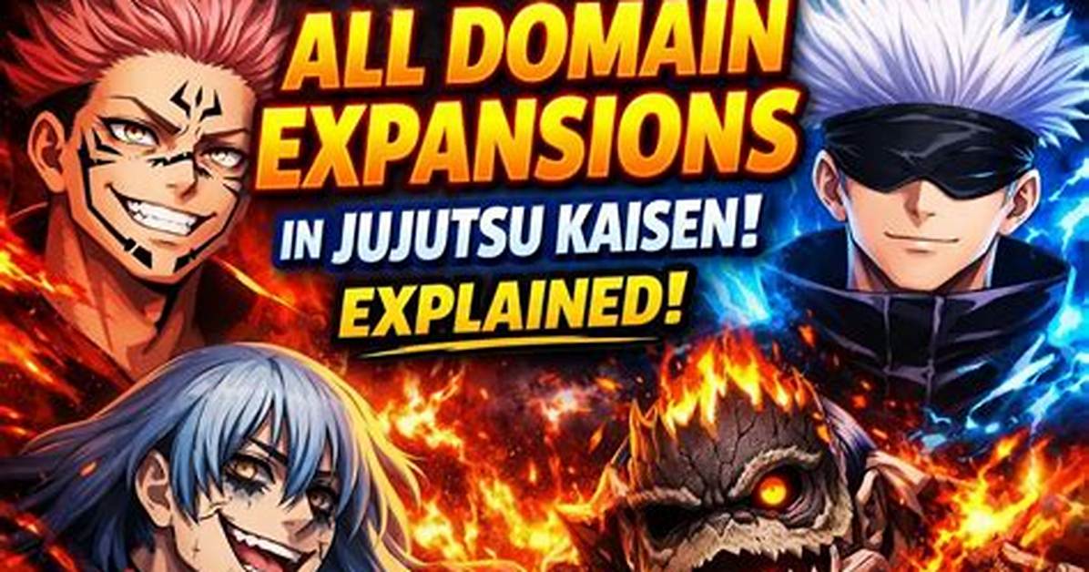 How to Say Every Domain Expansion in Japanese: the Complete Jujutsu Sorcerer Guide