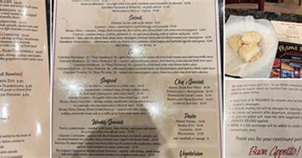 Inside Mama Nina Bethlehem Pa: Menu Prices, Signature Dishes, and Dining Room Tour