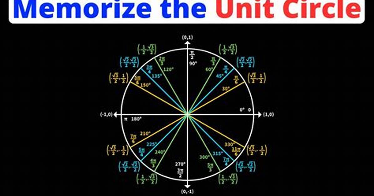 Is Memorizing the Unit Circle Necessary? Math Experts Weigh In