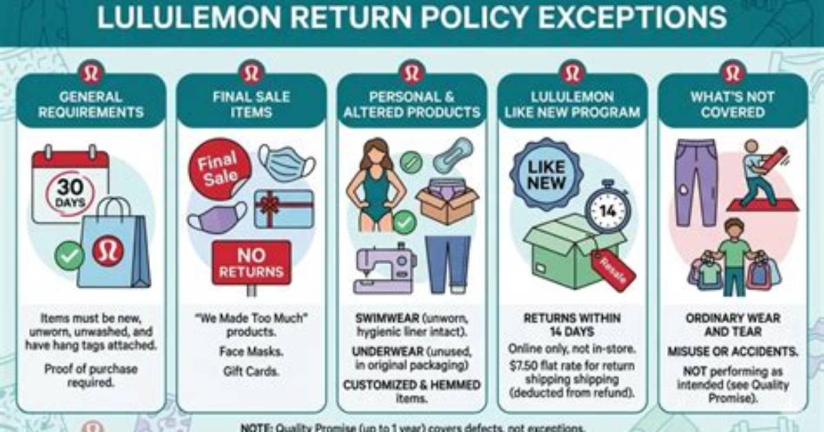 Lululemon Return Policy Guide: Step-by-Step Instructions, Member Perks, and Faqs