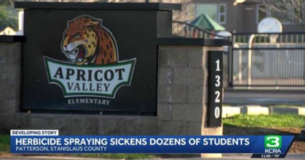 Outrage Erupts After Elementary Herbicide Spraying Sickens Dozens of Students in Stanislaus County