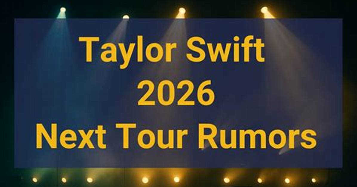 Taylor Swift Concert 2026 Rumors Explode: the Truth Behind New Tour Speculation and Disney's Legal Win