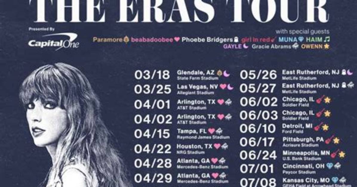 Taylor Swift's 2026 Concert Timeline: from Disney+ 'Eras Tour' Finale to Emmy Night