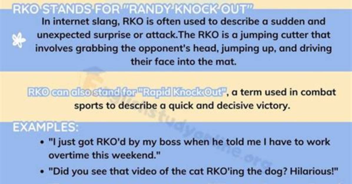 The Definitive Guide to the Rko: Meaning, Meme History, Variants, and Faq