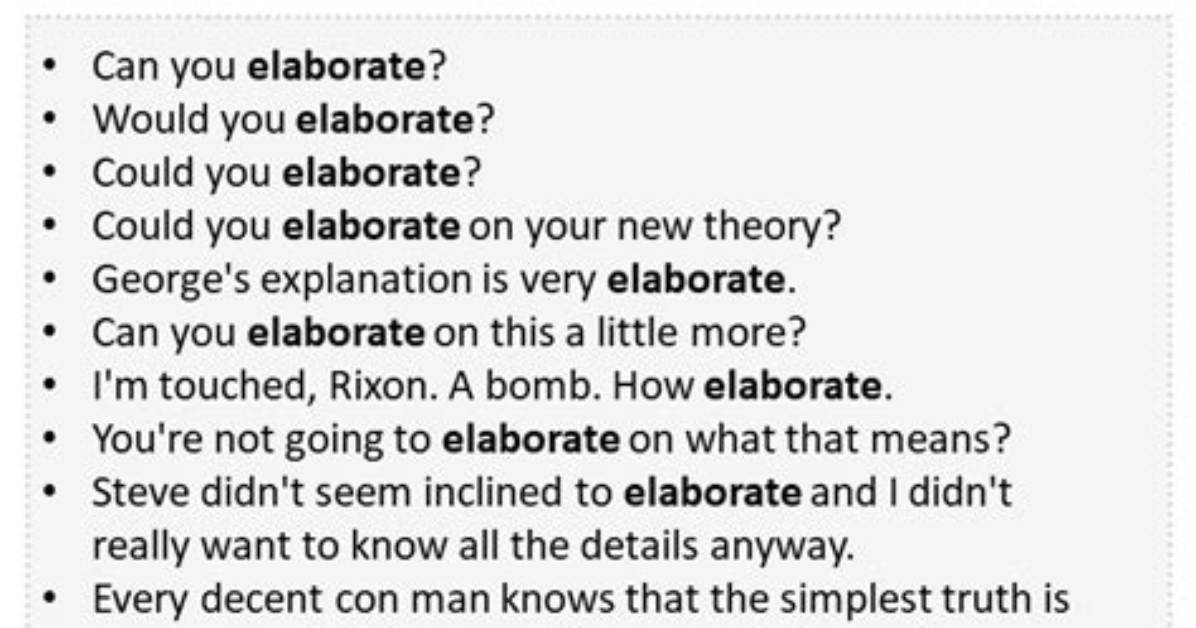 What Does Elaborate Mean? Linguistic Breakdown, Common Misuses, and Pop Context