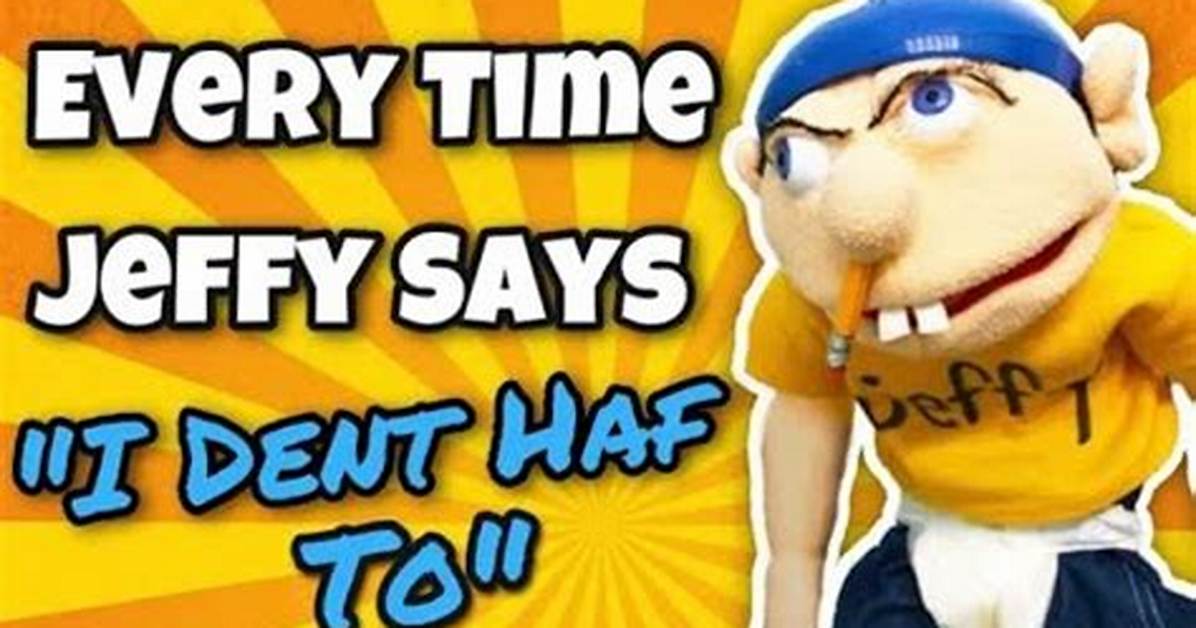 Why Jeffy's 'I Dent Haf Tew' Line Is Suddenly Taking over the Entire Internet